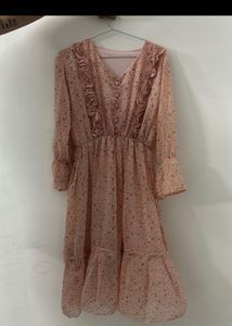 Pinteresty Pink Floral Frock ❤️