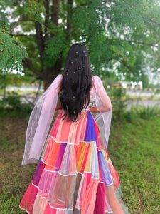 Colorful Lehenga Choli With Pocket 💫