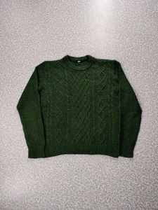uniqlo Green Knit Sweater