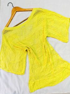 Pinterest Yellow Knit Top D