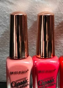 Set Of 7 Swiss Beauty Nail Paints !!