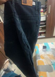 Dark Wash Blue mixed black Bootcut Jeans