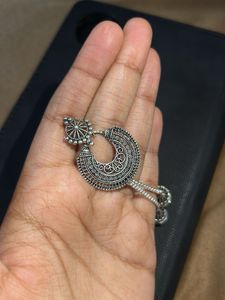 Silver Jhumka Earrings