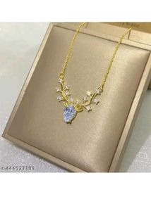 kRYSTALS Gold Plated Zircon Stainless Steel