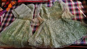 Heavy Zari Moti Resham Work Sharara/Gharara Set