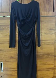 cutout Bodycon black dress