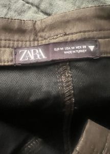 ZARA size M Khaki Cargo Skirt