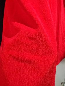 Red Knee Length Dress