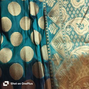 Brand new Elegant green&amp; Gold Saree