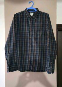 Wrogn Slim Fit Plaid Button-Down Shirt