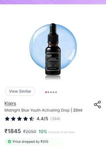 Klairs Midnight Blue Serum