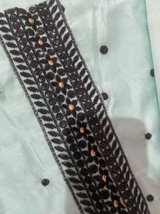 embroidered beaded Kurti set