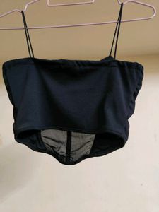 Black Corset Style Top