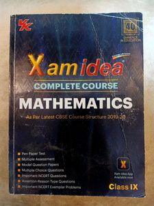 Xam Idea Mathematics Class IX 📚
