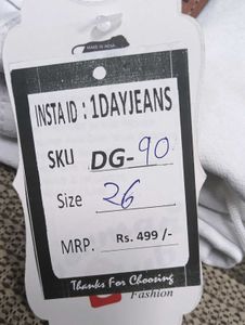 DG-90 Size-26 Slim Jeans