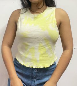 Bershka Tie-Dye Crop Top