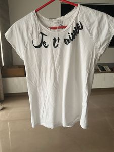 Zara Je t&#39;aime Graphic Tee