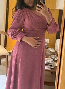 Sparkly Pink Long Dress