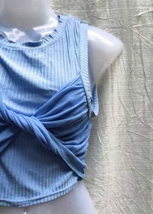 CUTE SKY BLUE TOP