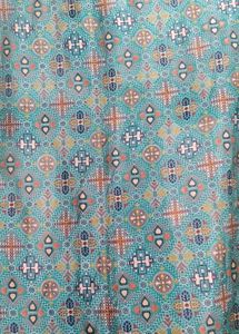 Teal Printed Dupatta
