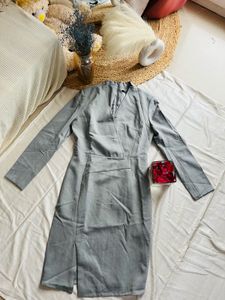 Elegant Grey Dress