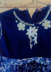 Blue Floral Dress