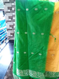 Saree  Women💚💛