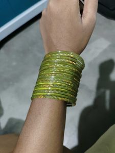 Green Bangle Set