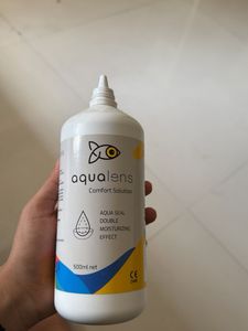 Aqualens Contact Lens Solution 580 Ml
