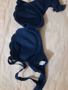 Navy Blue Push-up Bra