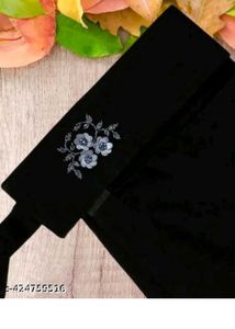 3 Gray Flower Hijab Face Cover