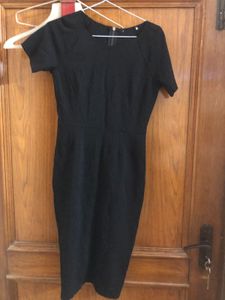 Black Straight Fit Dress