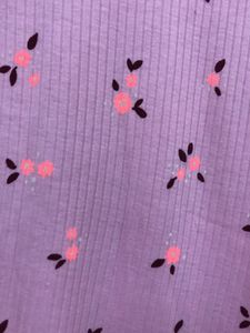 Pink Floral Long Sleeves Tshirt