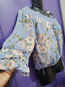 Floral One-Shoulder Top