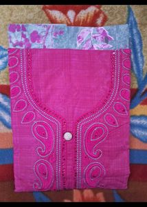 Pink Dress Material