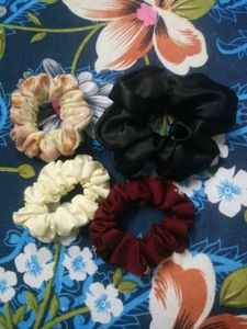 Korean Minimalist Hair Scrunchie – Gentle on Hai