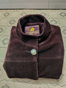 Comfy Sparrow Women Fitted Coat with Insert Pocket