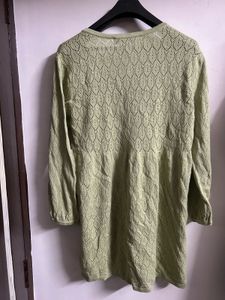 Green Knit Cardigan