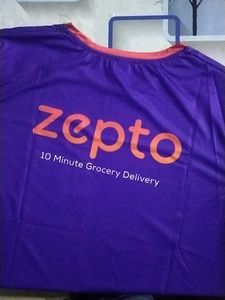 Purple Graphic Tee - Size M