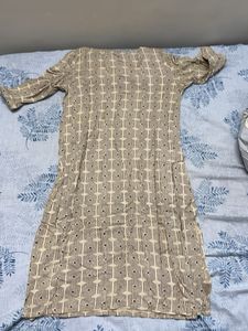 Melange Straight Kurti