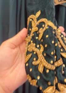 green beauty lehenga