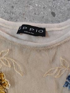 Embroidered Floral Tank Top