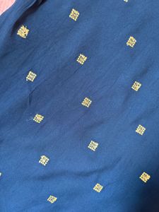 Elegant Navy Blue Ethnic Kurti