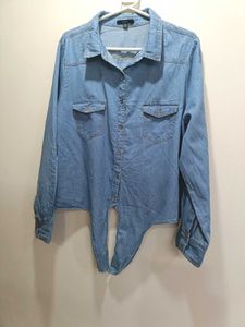 Denim Knot Shirt