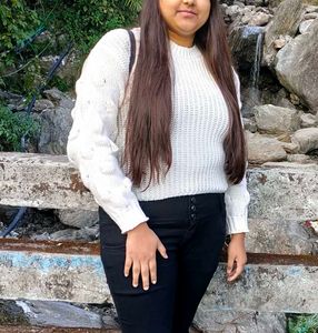URBANIC White Crop Sweater Women