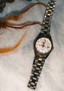Elegant Seiko Watch 21 Jewels Water Resistant