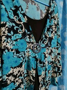 Carol Rose Floral Print Top