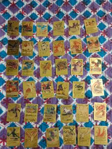 Golden Pokemon Card Collection