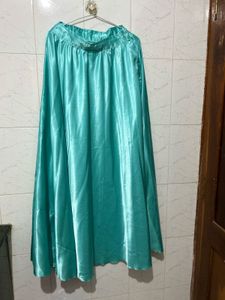 Ethnic Gown With Lace Work