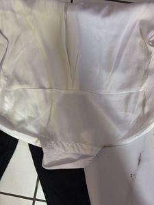 White Shirt and Black Pants